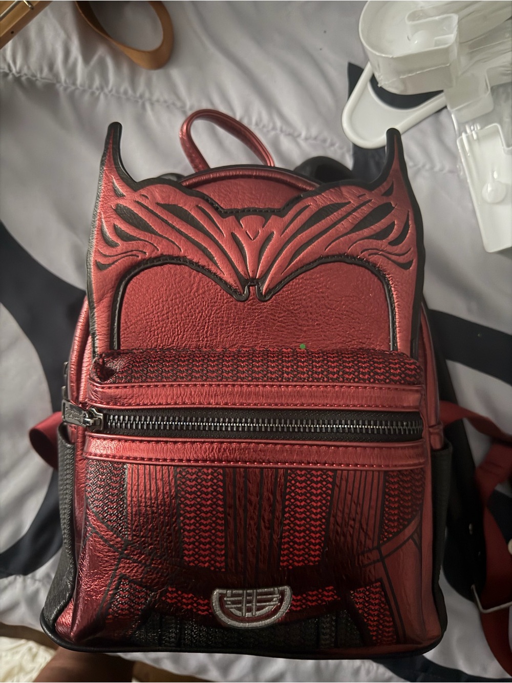 Loungefly Marvel Scarlet Witch Wanda Maximoff Metallic Mini Backpack